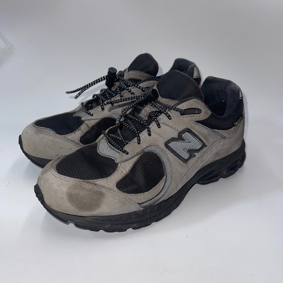 New Balance Men's Size 6 1002R Gore-Tex Hiking Trail Shoes Gray Black - Picture 3 of 8